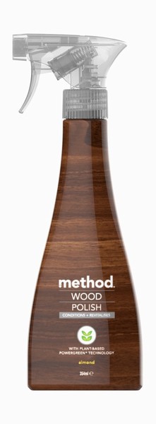 Method – Wood Polish Spray Almond 345ml