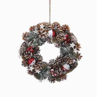 Festive – Artificial Wreath with Pinecones & Berries 30cm