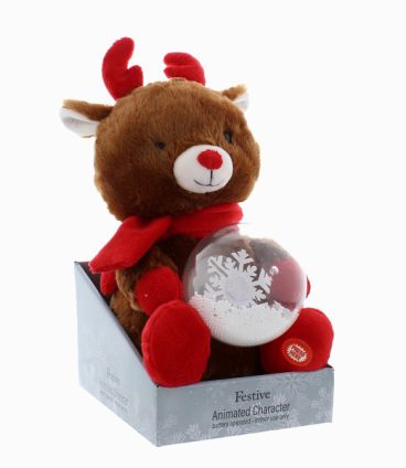 Festive – Animated Reindeer with Ball