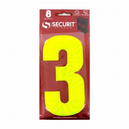 STICKY NUMBER HI-VIS - 3 LARGE