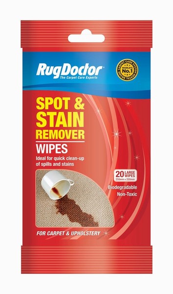 Rug Doctor – Spot & Stain Wipes – 20 Pack
