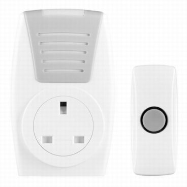 Masterplug – Wireless Doorbell with Plug Through Reciever – 100M