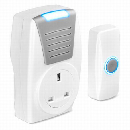 Masterplug - Wireless Doorbell with Plug Through Reciever - 100M - Image 3