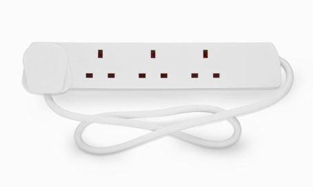 Securlec - Extension  Lead - 1Metre 4Gang