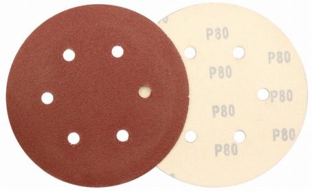 SANDING DISC MEDIUM 80 GRIT PK10 ABRACS