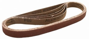 SANDING BELT MEDIUM 80 GRIT PK5 ABRACS