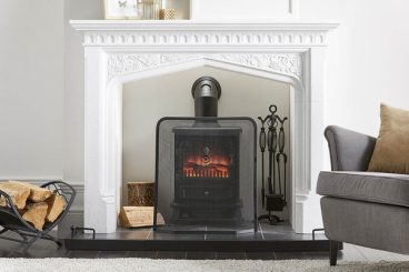 Inglenook – Fire Screen Square Black 24x21Inch