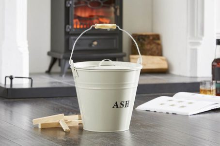 Inglenook - Ash Bucket & Lid - Cream - Image 2