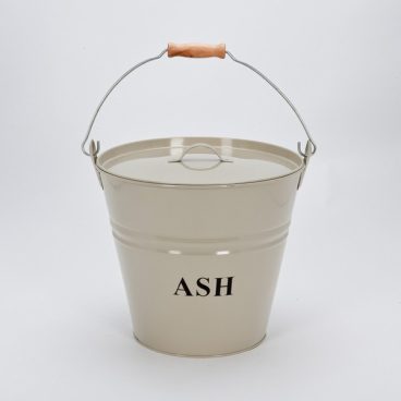 Inglenook – Ash Bucket & Lid – Cream