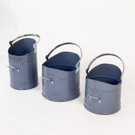 BrassWorld - Coal Bucket Heavy Duty Plain 16" - Blue