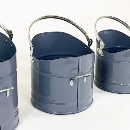 BrassWorld - Coal Bucket Heavy Duty Plain 16" - Blue - Image 2