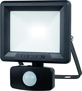 Luceco – LED PIR Slimline Floodlight IP65 – 20W 2400Lumens