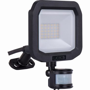 Luceco – PIR Guardian Slimline Floodlight IP65 – 30W 3100Lumens