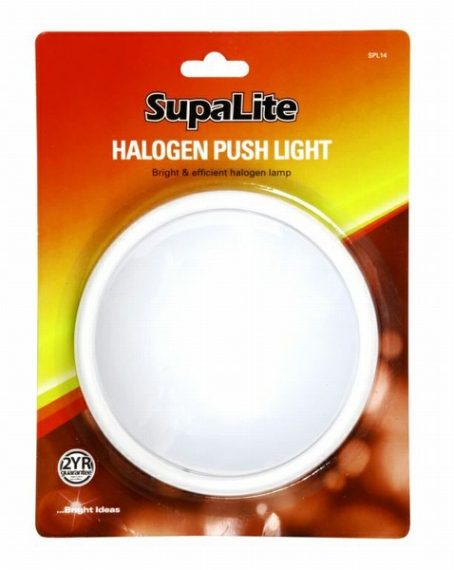 SupaLight - Halogen Push Light 14cm