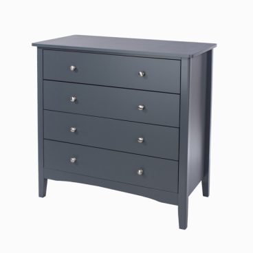 COMO BLUE 4 DRAWER CHEST