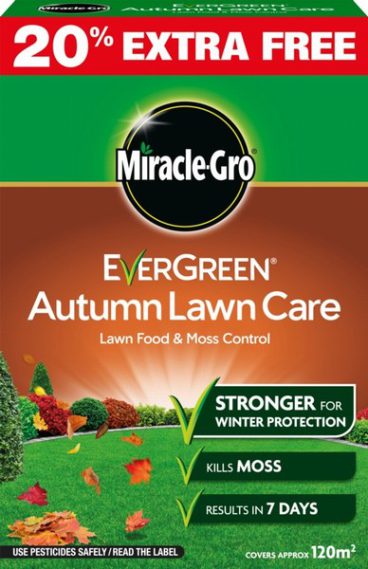 MiracleGro – Evergreen Autumn Lawn Food Shaker 100SQM