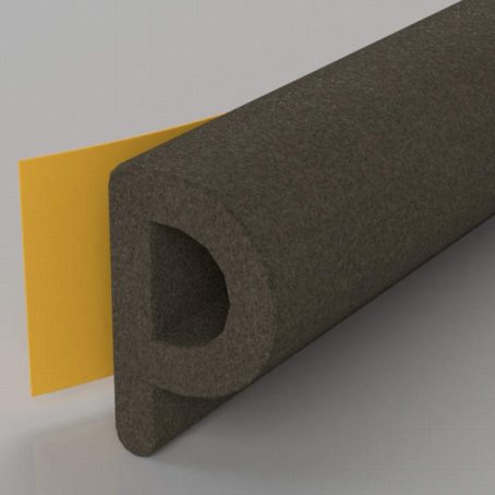 DRAUGHT EXCLUDER EPDM P BROWN 5M - Image 2