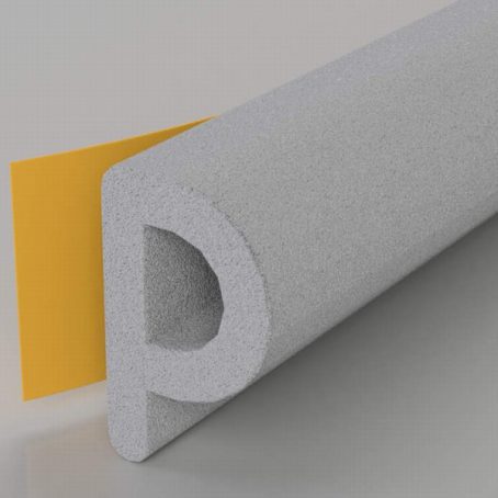 DRAUGHT EXCLUDER EPDM P WHTE 5M - Image 2