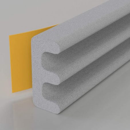 DRAUGHT EXCLUDER EPDM E WHITE 5M - Image 2