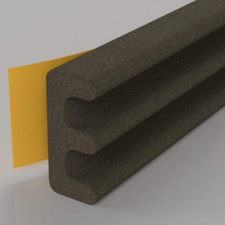 DRAUGHT EXCLUDER EPDM E BROWN 5M - Image 2