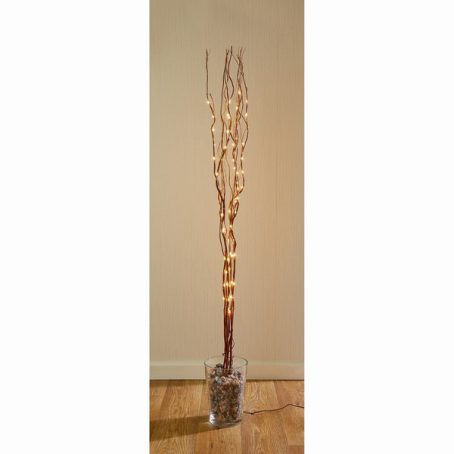 Premier - LED Twig Lights Brown 1.2M
