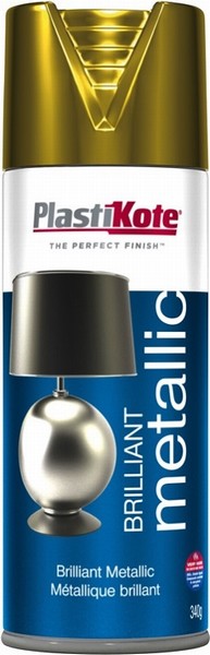 PlastiKote – Brilliant Metallic Spray – Gold 400ml