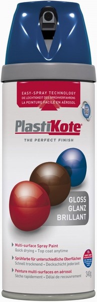 PlastiKote Twist and Spray Paint Gloss – Royal Blue 400ml