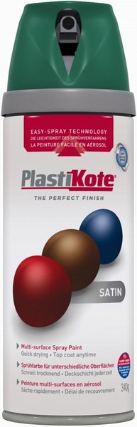 PlastiKote Twist and Spray Paint Satin – Hunter Green 400ml