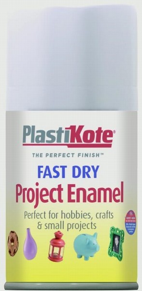 PlastiKote – Fast Dry Enamel Aerosol – Flat White 100ml