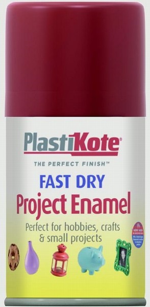 PlastiKote – Fast Dry Enamel Aerosol – Metallic Red 100ml