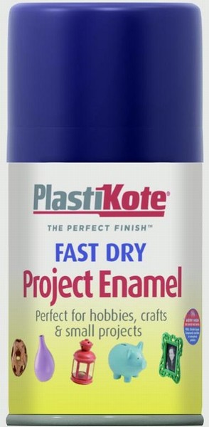 PlastiKote – Fast Dry Enamel Aerosol – Metallic Blue 100ml