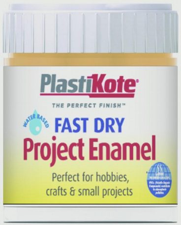 PlastiKote – Fast Dry Enamel Jar – Sunshine Yellow 59ml