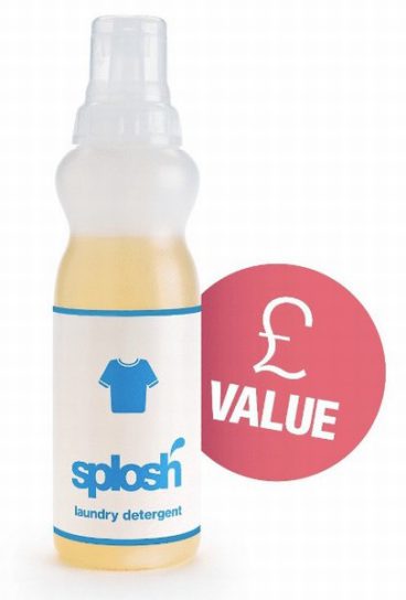 Splosh – Liquid Detergent Bottle Non Bio Peony & Apple 435ml