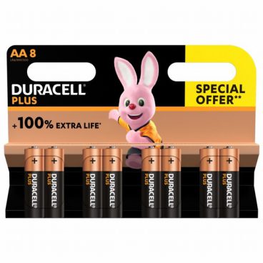 Duracell – Plus AA Battery – 8 Pack