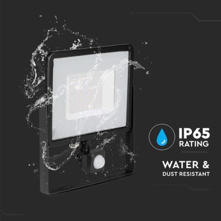 V Tac - LED PIR Floodlight IP65 - 50W - Image 4