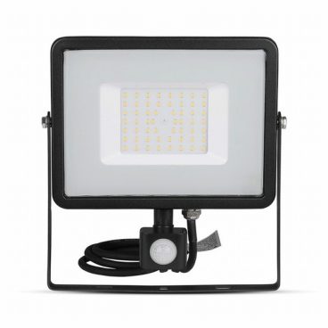 V Tac – LED PIR Floodlight IP65 – 50W