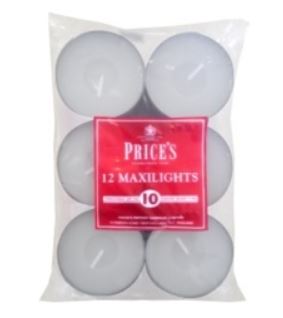 Price’s – Large Tealights – Pack of 12