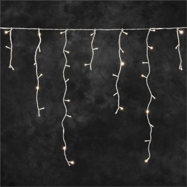 ICICLES LIGHTS LED SNOWING 180 WARM WHITE 4.6M