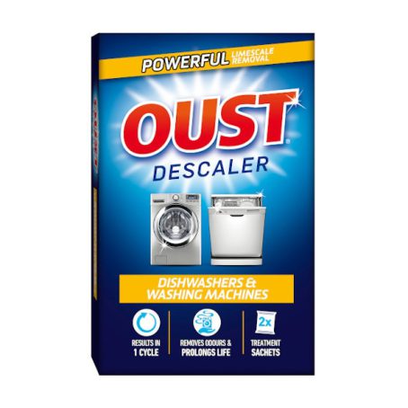 Oust - Dishwasher & Washing Machine Descaler 2 Sachets