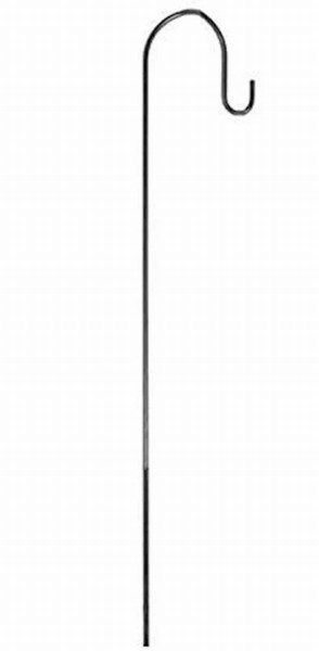 Panacea Black Single Shepherd’s Hook – 36 Inches