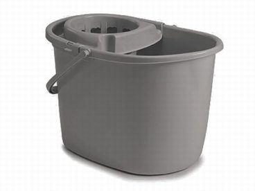 Whitefurze – Mop Bucket 14L Silver