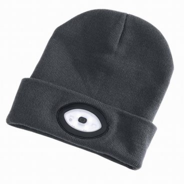 BEANIE HAT GREY LED 5W