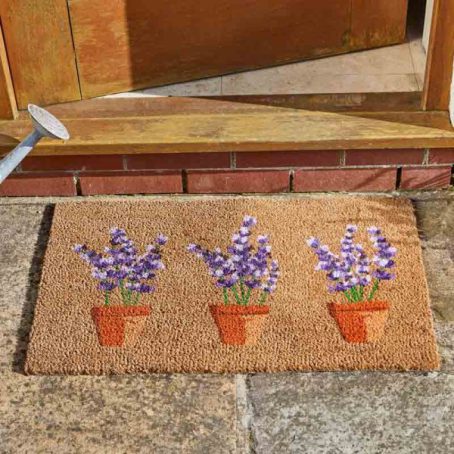 DOORMAT LAVENDER 75X45CM