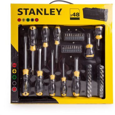 STANLEY SCREWDRIVER SET 48 PCE