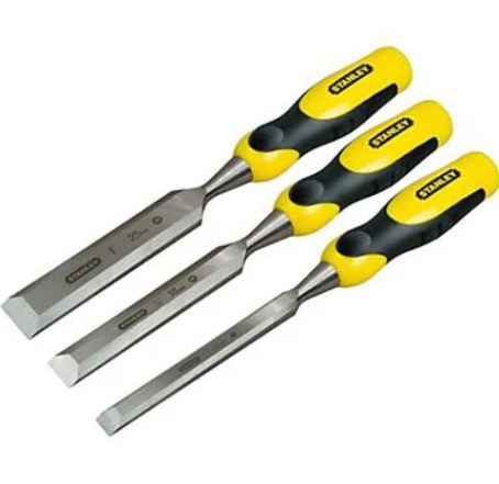 STANLEY WOOD CHISEL SET 3 PCE