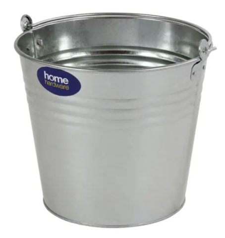 SupaHome - Galvanised Bucket 12L