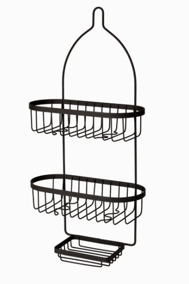 BlueCanyon – Bathroom Shower Caddy Black