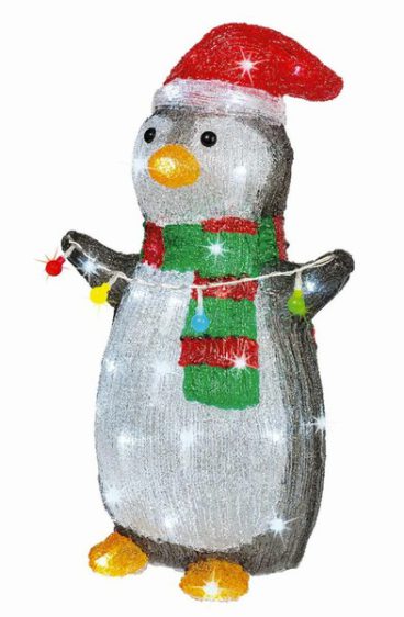Kaemingk – LED Acrylic Penguin 45cm