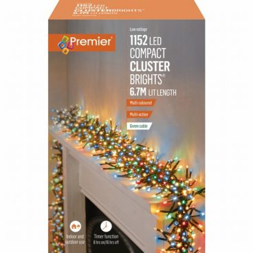 Premier – 1152 LED Compact Cluster Lights Multi 6.7M