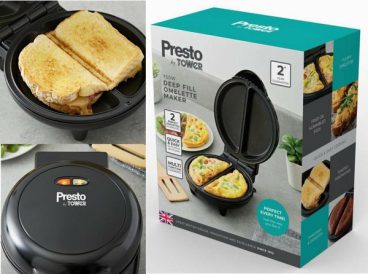 OMELETTE MAKER BLACK TOWER